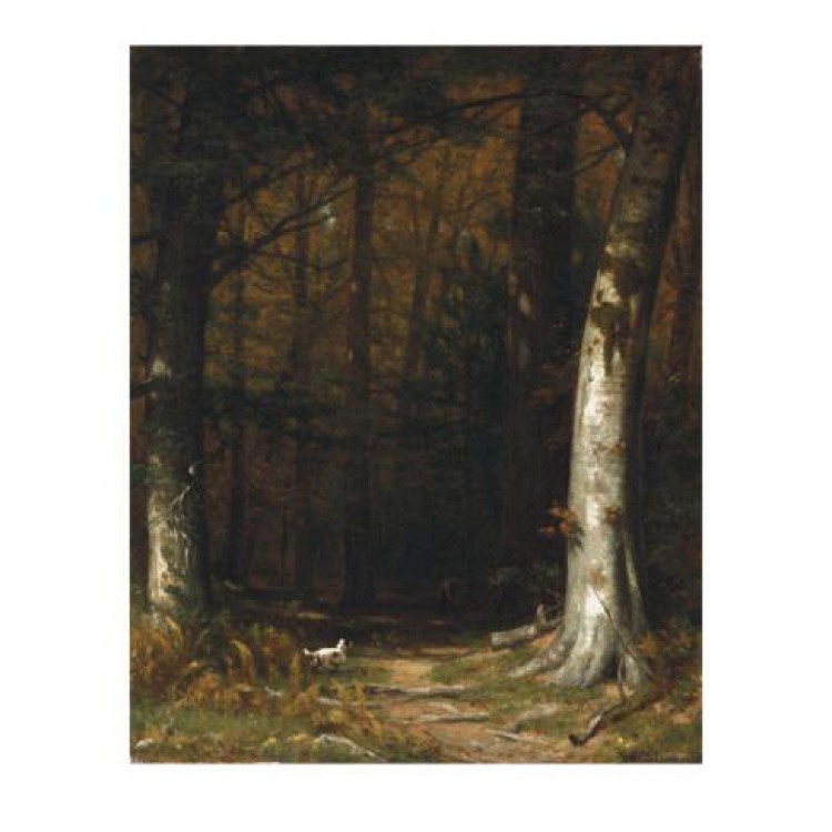 Schilderij Gathering Twigs foto 1