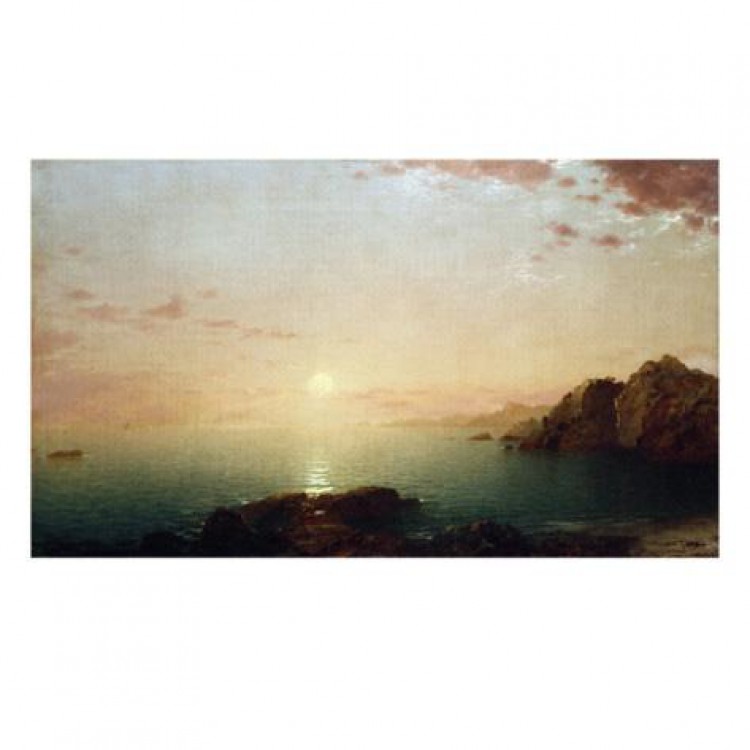 Schilderij Coastal Sunset foto 1