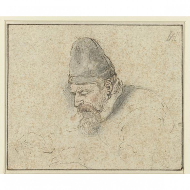 Schilderij (Self) Portrait by Hendrik Avercamp foto 1