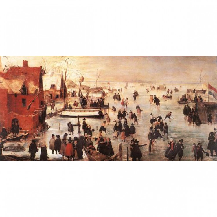Schilderij Ice Landscape foto 1
