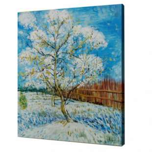 Schilderij De roze perzikboom  foto 1