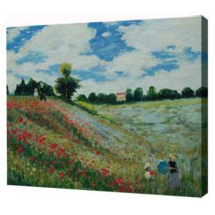 Olieverf schilderij Bloemenveld foto 1