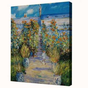 schilderij  Vertheuil Garden foto 1