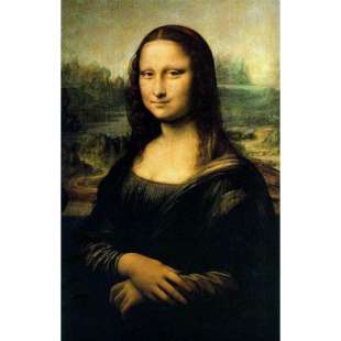 Olieverf schilderij Mona Lisa foto 1