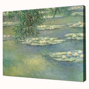 Olieverf schilderij Water Lelies VII foto 1