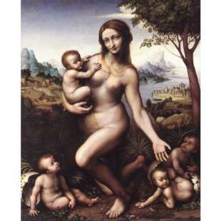 Schilderij  Leda foto 1
