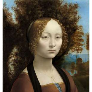 Schilderij portret van Ginevra foto 2