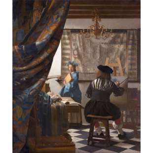 Olieverfschilderij de schilderkunst foto 2