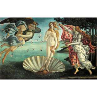 Olieverf schilderij La nascita di Venere  foto 1