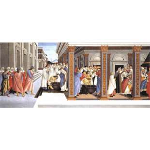Schilderij Baptism of St. Zenobius  foto 1