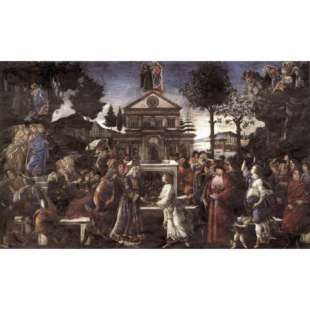 Schilderij De verleiding van foto 1