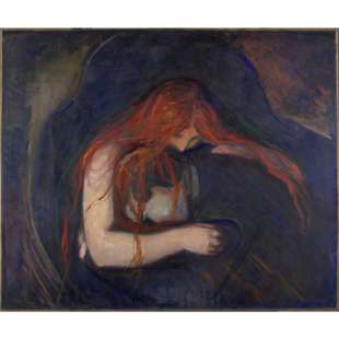 Olieverf schilderij Vampire foto 1