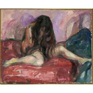 Olieverf schilderij Weeping Nude foto 1
