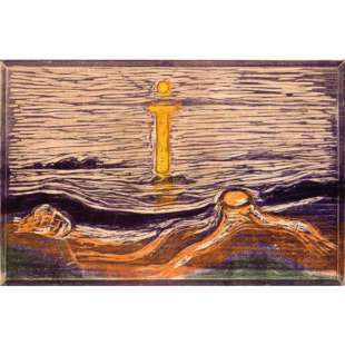 Olieverf schilderij Mystical shore foto 1