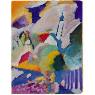 Olieverf schilderij Marnu with Church foto 1