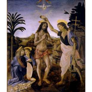 Schilderij De doop van Christus foto 1