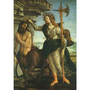 Schilderij Pallas and the centaur foto 1
