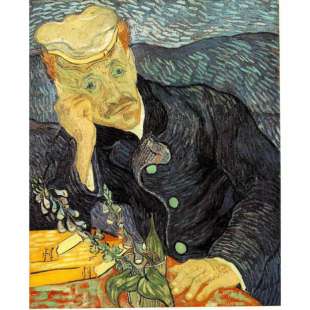 Schilderij Portret van Dr. Gachet foto 1