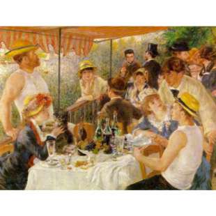 Schilderij Luncheon of the boating party foto 1