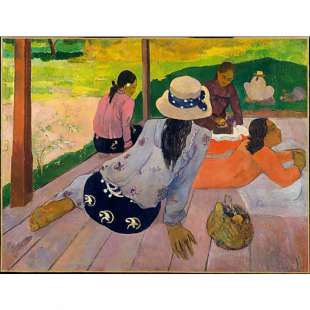 Olieverf schilderij The Siesta foto 1