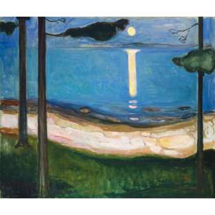 Olieverf schilderij Moonlight foto 1