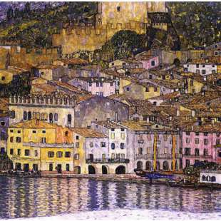 Schilderij Malcesine am Gardasee foto 1