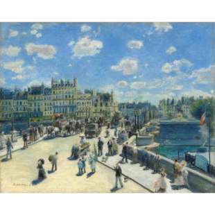 Olieverf schilderij Pont Neuf foto 1