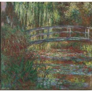 Schilderij The water lily pond foto 1