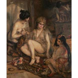 Schilderij Parisiennes in foto 1