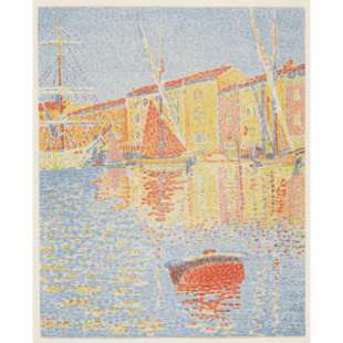Olieverf -reproductie schilderij - Port of Saint Tropez - foto 1