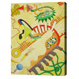 Olieverf schilderij Kandinsky 1 foto 1