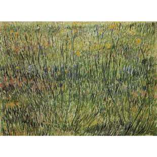 Schilderij Pasture in bloom foto 1