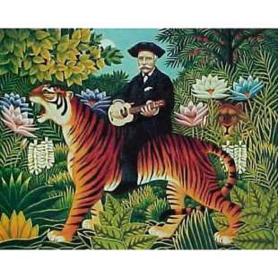 Schilderij de Droomtuin foto 1