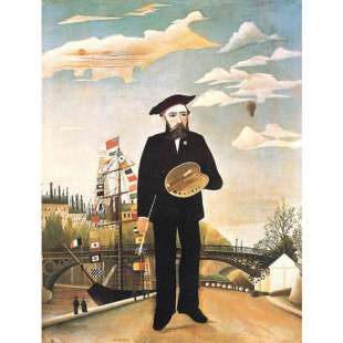 Schilderij zelfportret foto 1