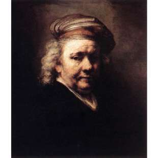 Schilderij Rembrandt zelfpotret foto 1