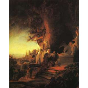 Schilderij De gestegen Christus foto 1