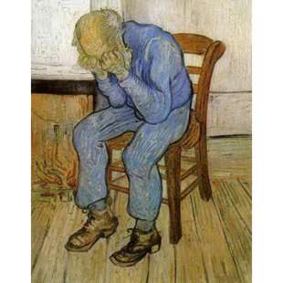 Schilderij Old Man in Sorrow foto 1