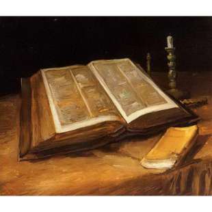 Schilderij Still Life With Bible foto 1