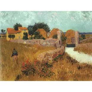 Schilderij Farmhouse in Provence foto 1