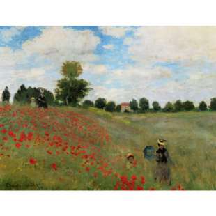 Schilderij Poppies Near Argenteuil foto 1