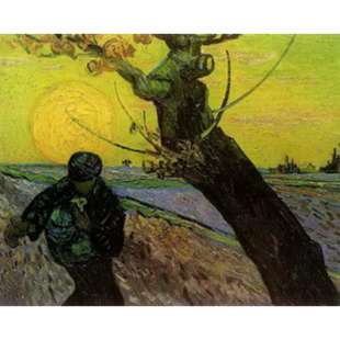 Schilderij The Sower foto 1