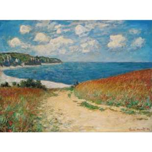 Schilderij Beach Road Between The Wheat Fields foto 1