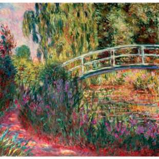 Schilderij Japanese Bridge In Rojan