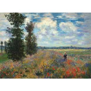 Schilderij The field of poppies foto 1