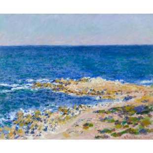 Schilderij Reproductie La grande Bleue a Antibes foto 1