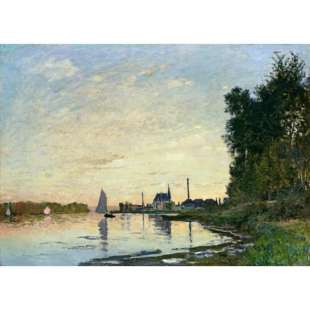 Schilderij Reproductie Argenteuil Fin d`Apres-Midi foto 1