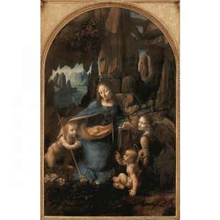 Schilderij Madonna in der Felsengrotte foto 2