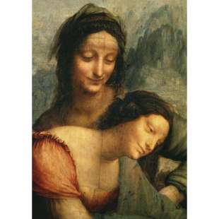 Schilderij The Virgin and Child with St. Anne foto 1