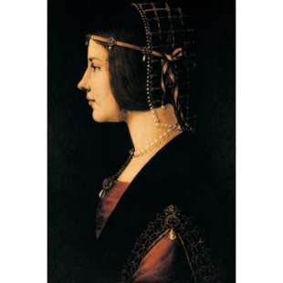 Schilderij Damenbildnis Beatrice d