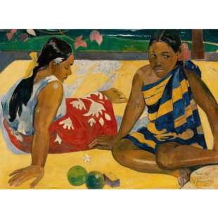 Schilderij Zwei Frauen von Tahiti foto 1